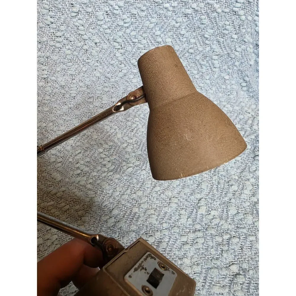 Vintage TENSOR Articulating Mini DESK LAMP‎ 1960s New York USA B3